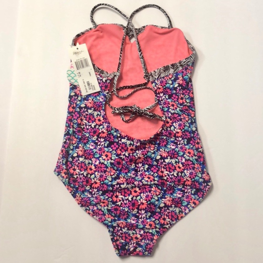 BNWT Girls Raisins One Piece Swimsuit Size 10 - Picture 2 of 7